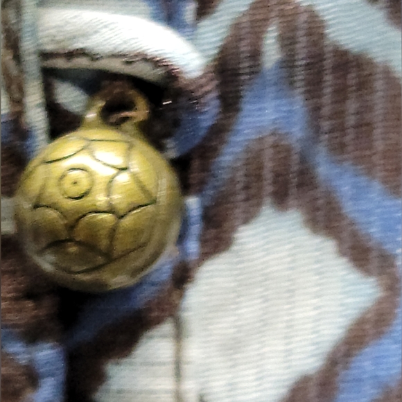 Liz & Co Women Blouse Pretty Shades of Blue Brown and Green - Picture 7 of 10